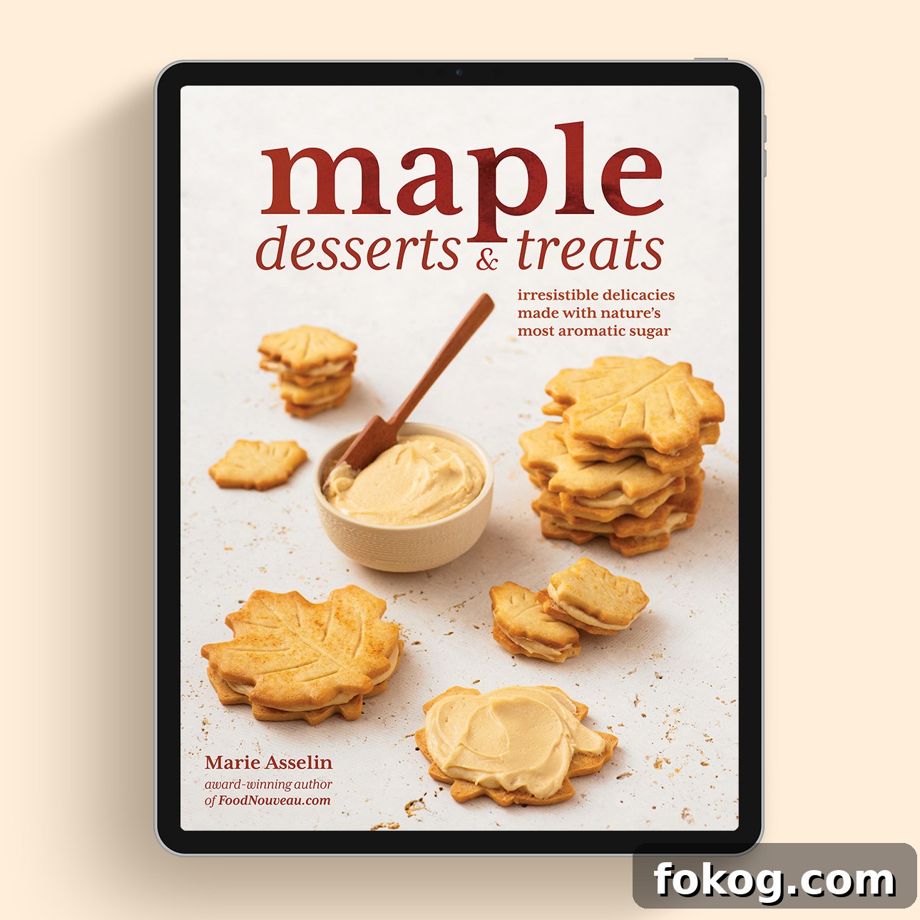 Maple Roasted Fig and Hazelnut Financiers Recipe 8 Maple Desserts & Treats, a recipe eBook by award-winning author of FoodNouveau.com, Marie Asselin