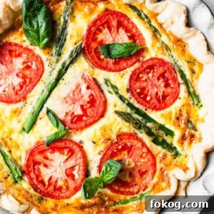 asparagus quiche