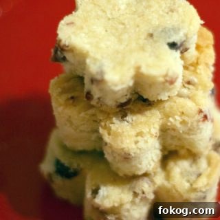 Cranberry Shortbread Cookies
