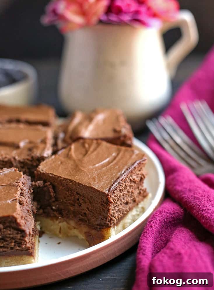 Gluten-Free French Silk Pie Bars Recipe — Decadent Chocolate Bars 2 Gluten Free French Silk Pie Bars