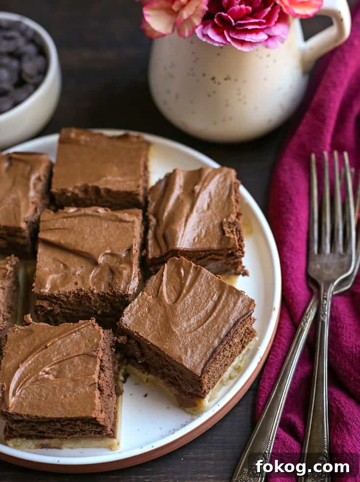 Gluten-Free French Silk Pie Bars Recipe — Decadent Chocolate Bars 5 French silk pie bars