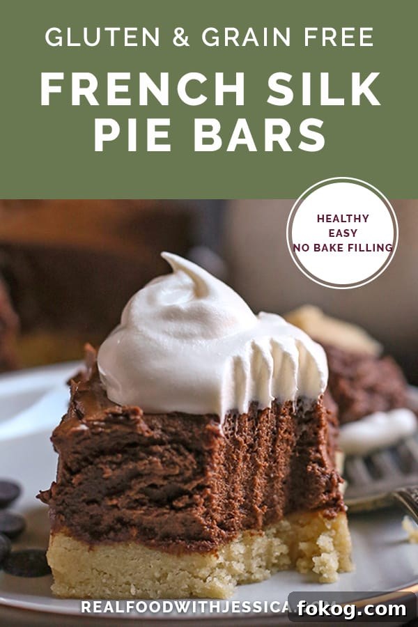 Gluten-Free French Silk Pie Bars Recipe — Decadent Chocolate Bars 8 Stack of bars