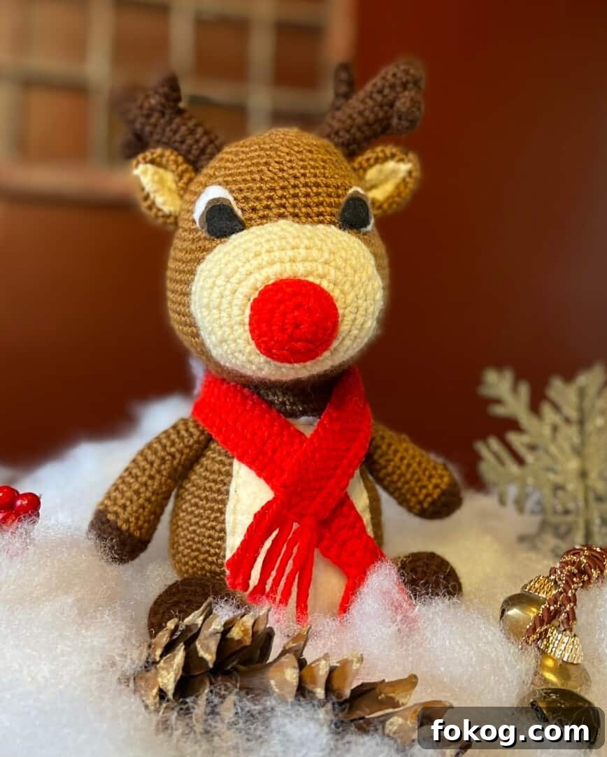 Rudolph the red nosed reindeer.
