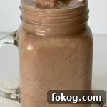 Almond Milk Peanut Butter Chocolate Smoothie Recipe 7 recipe thumbnail
