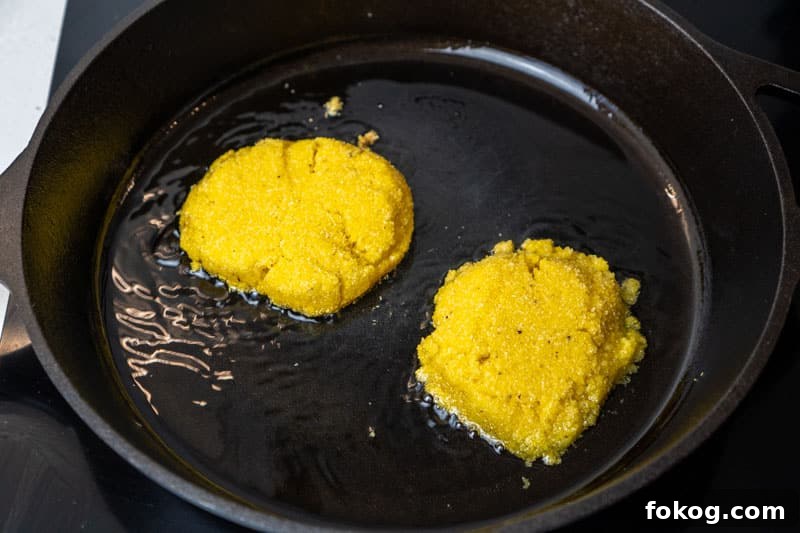Frying the mchadi