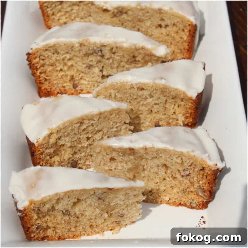 Simple Bisquick Recipes for Delicious Breakfasts and Snacks 16 Slices of bourbon banana bread on a white platter