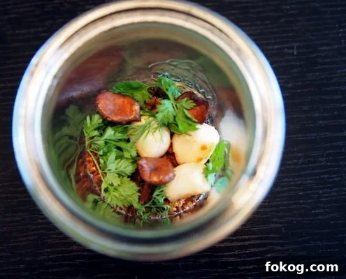 Scallops on a Forest Floor - before smoking