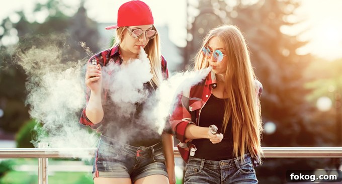 Teens That Vape Are Getting Just As Much Nicotine As Smokers And Don't Realize It