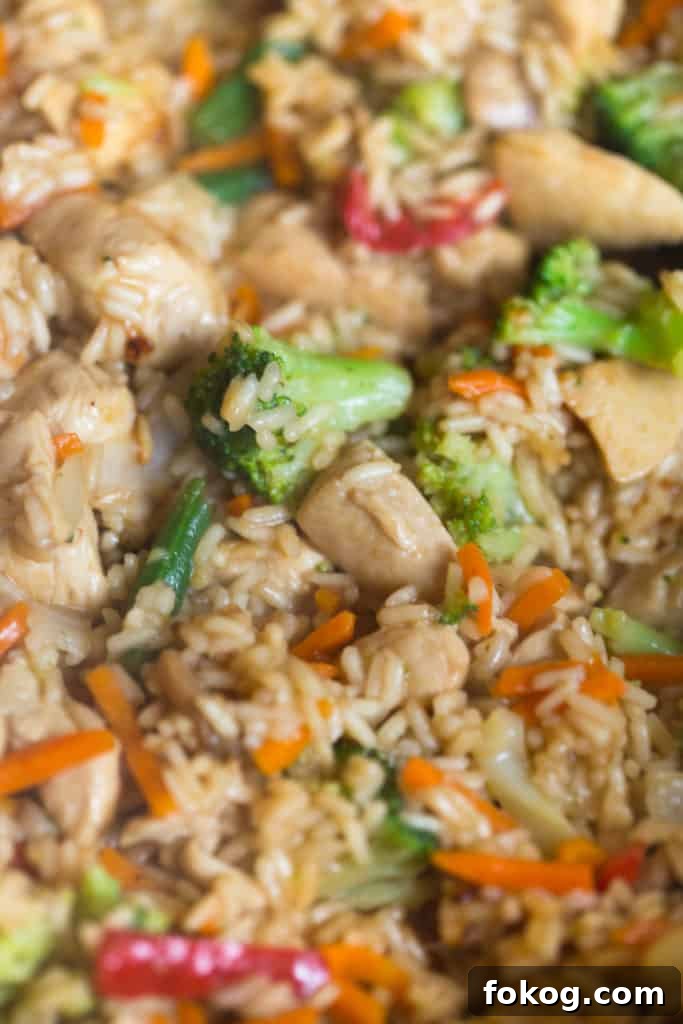 One Skillet Chicken Teriyaki and Rice