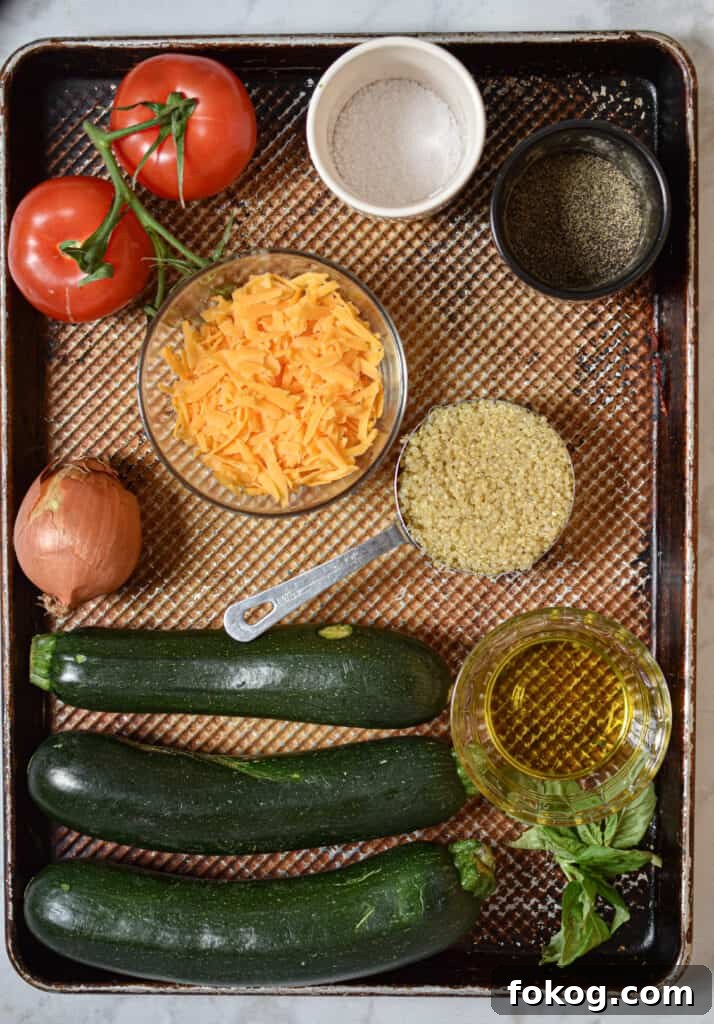 Quinoa-Stuffed Zucchini Boats with Herbs and Lemon 3 Ingredients for Quinoa Stuffed Zucchini