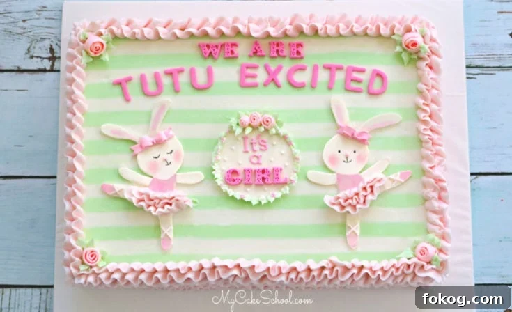 Bunny Ballerinas Cake
