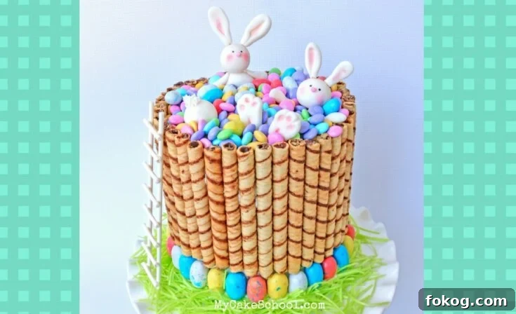 Bunnies in the Candy cake