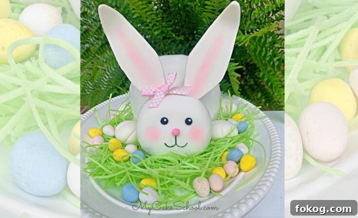 Sweet Bunny Cake {Free Video Tutorial}