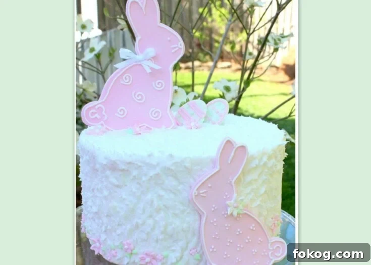 Springtime Bunnies Cake Tutorial