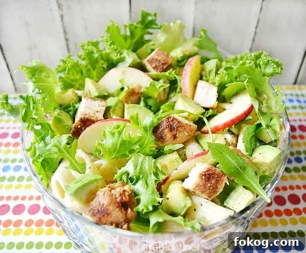 Refreshing, filling Pasta Chicken and Avocado Salad ~ perfect lunch or light dinner on a warm Summer day Pasta Chicken and Avocado Salad