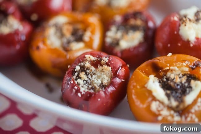Goat Cheese Stuffed Peppadew Peppers. Perfect as tapas or a light snack! 