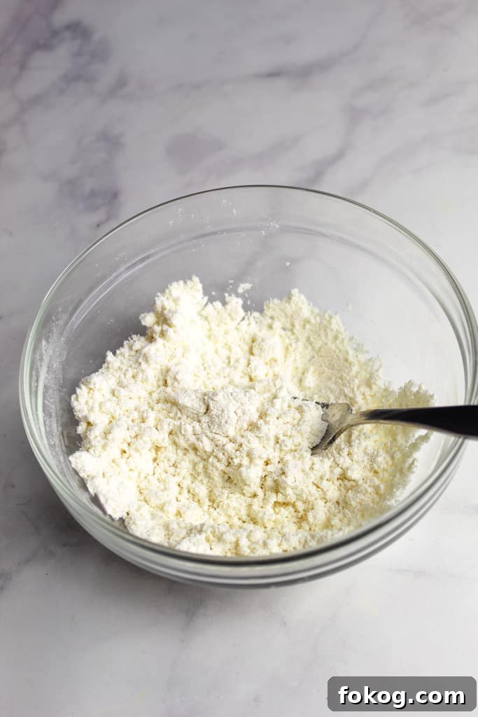 bowl of coconut flour