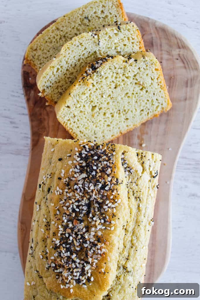 cassava bread on a cutting board.