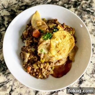 Hearty Vegan Shepherd's Pie Recipe for Comforting Weeknight Dinner 17 Shepherds pie served