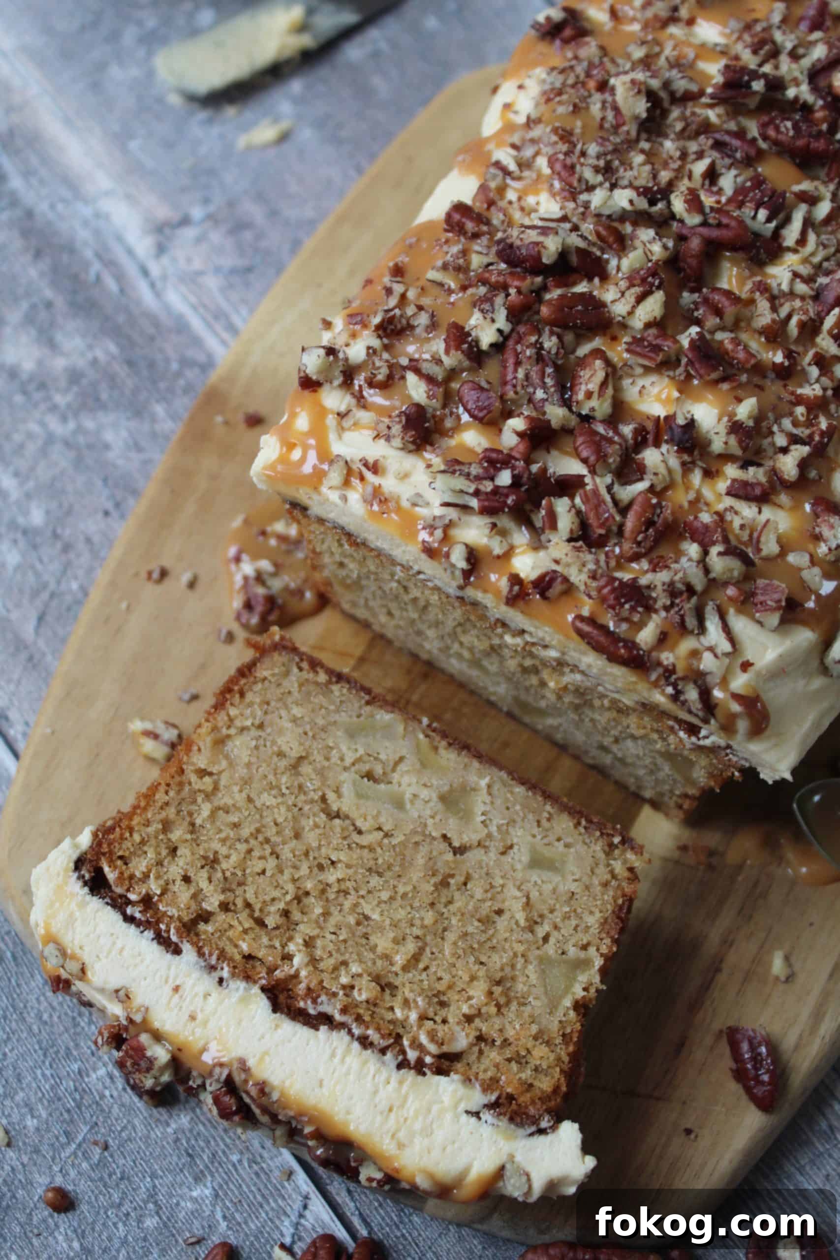 Salted Caramel Apple Cake Recipe for Autumn Gatherings 4 gluten free apple and salted caramel cake