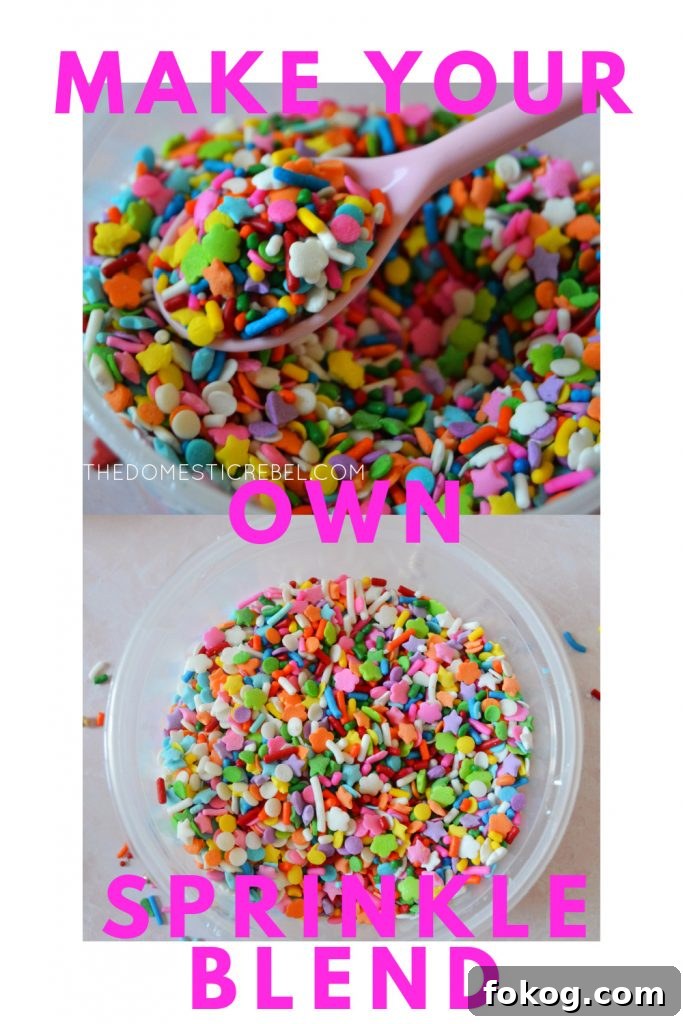 Make your Own Sprinkle Blend photo collage