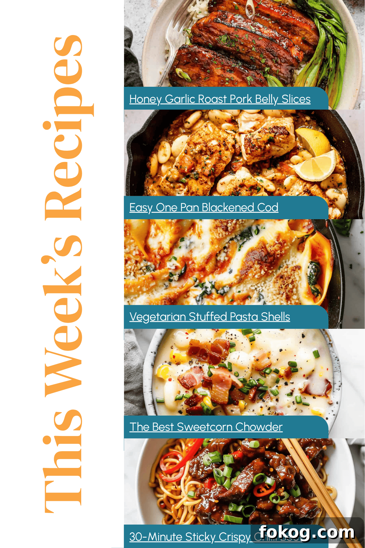 Aldi Budget Meal Plan: 7-Day Grocery List & Recipes 8 Meal plan menu collage.