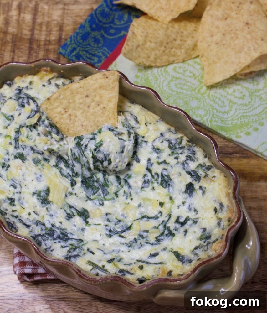 Spinach Artichoke Dip.