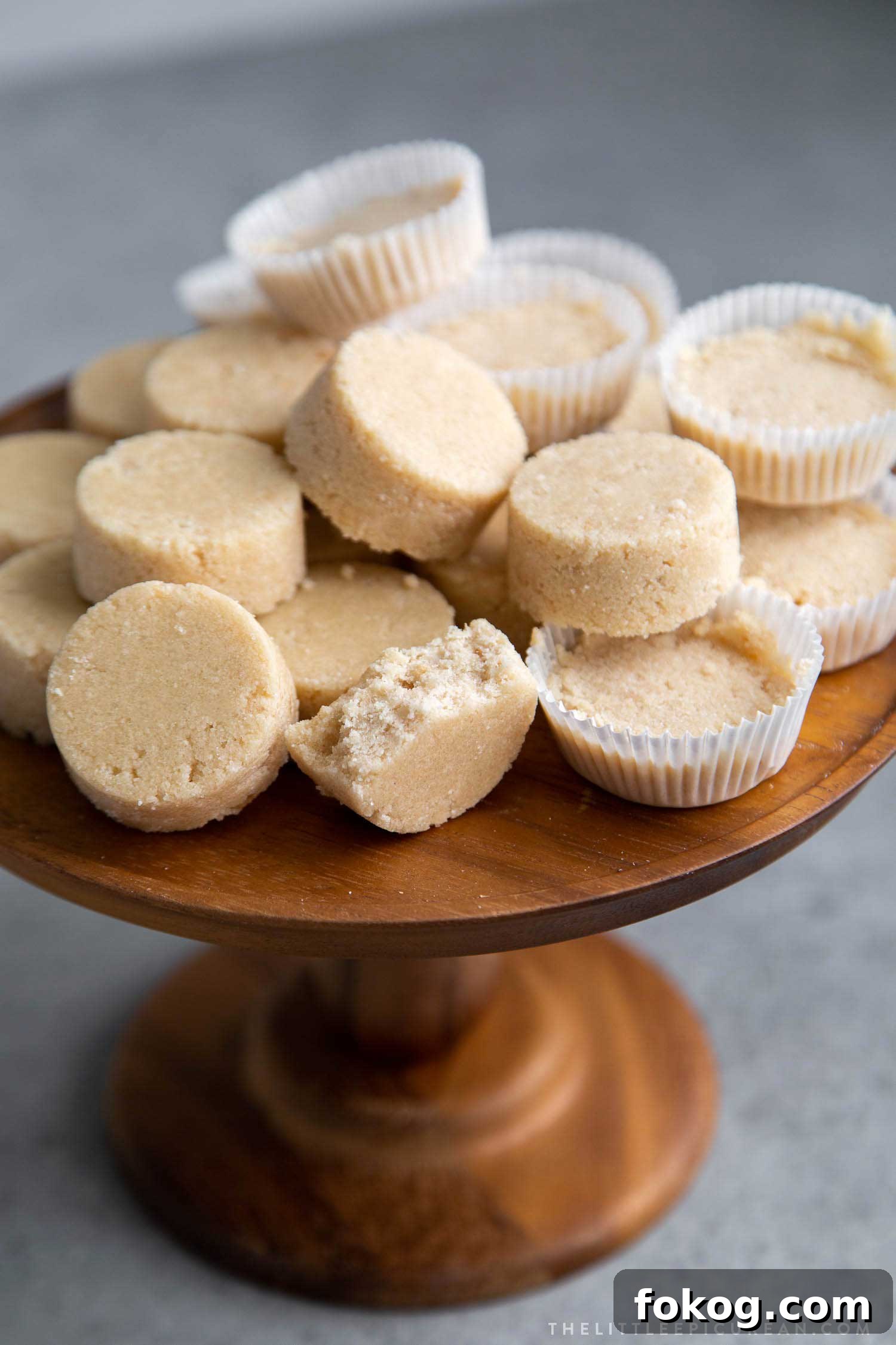 Filipino Polvoron Shortbread Cookies