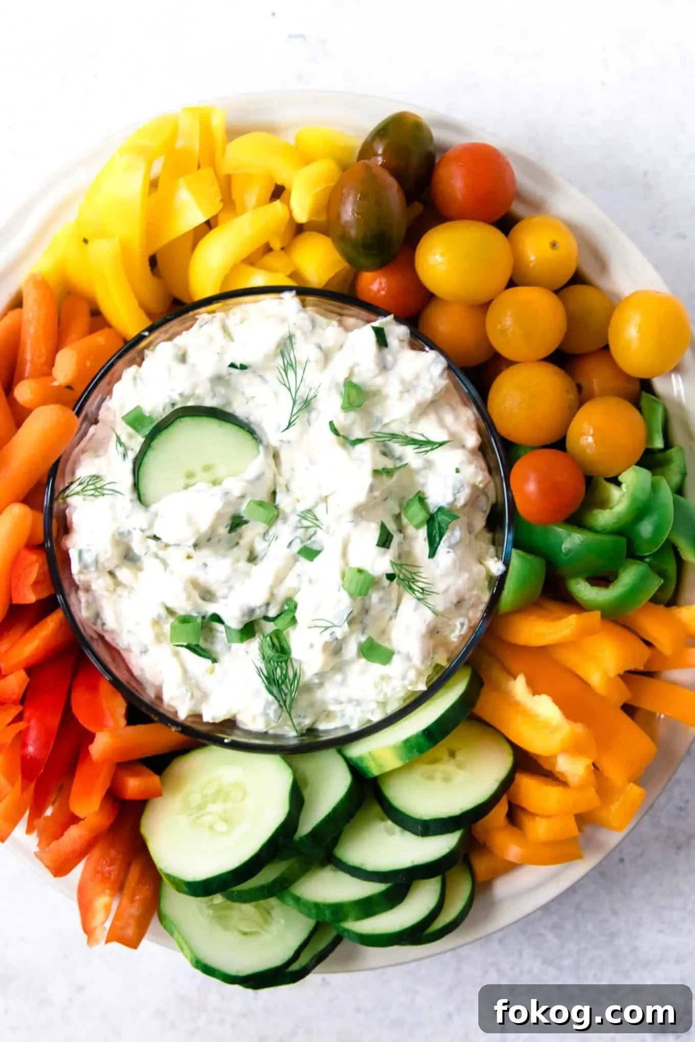 photo of veggie dip