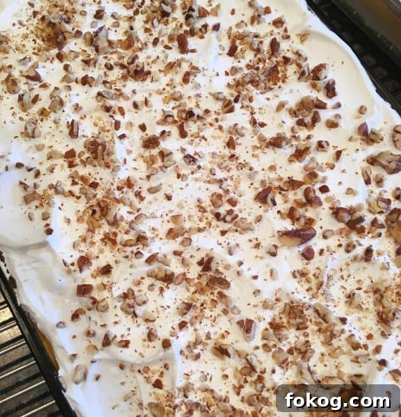 Creamy Layered Pumpkin Lush Dessert Recipe 9 pumpkin-lush-adding-topping