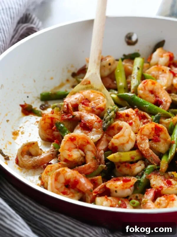Garlic Butter Shrimp with Asparagus Recipe for Quick Weeknights 7 img 24748 6