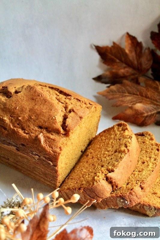 Fall Spice Pumpkin Bread Made with Libby’s Pumpkin Purée 14 remove bread from loaf pan slice and eat