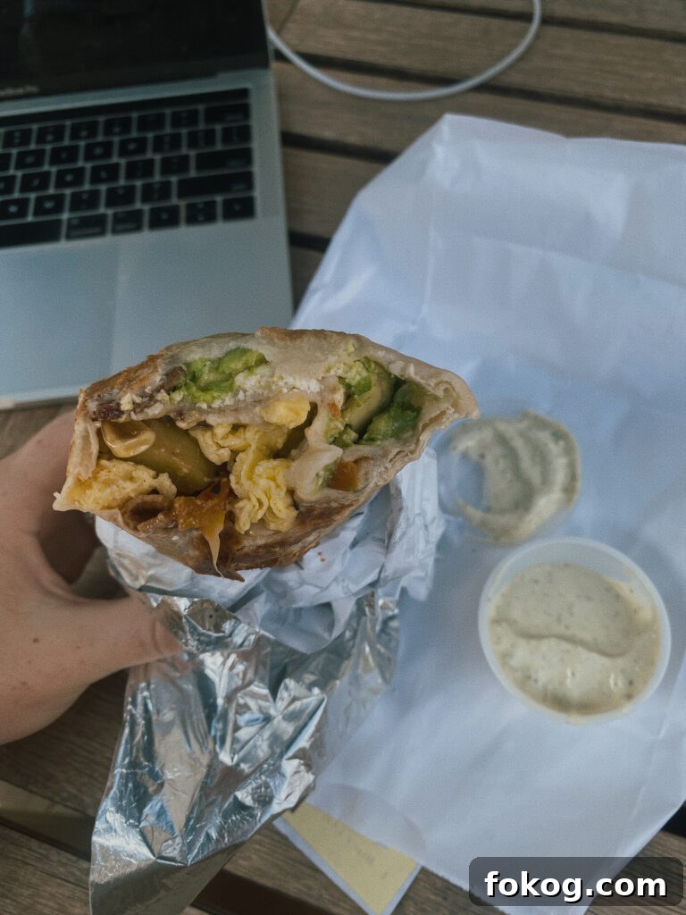 Skiers’ Breakfast Burrito at Beaumont Bakery: Morning Fuel for the Slopes 3 breakfast burrito