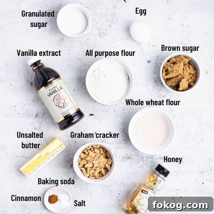 Graham cracker cookies on a plate