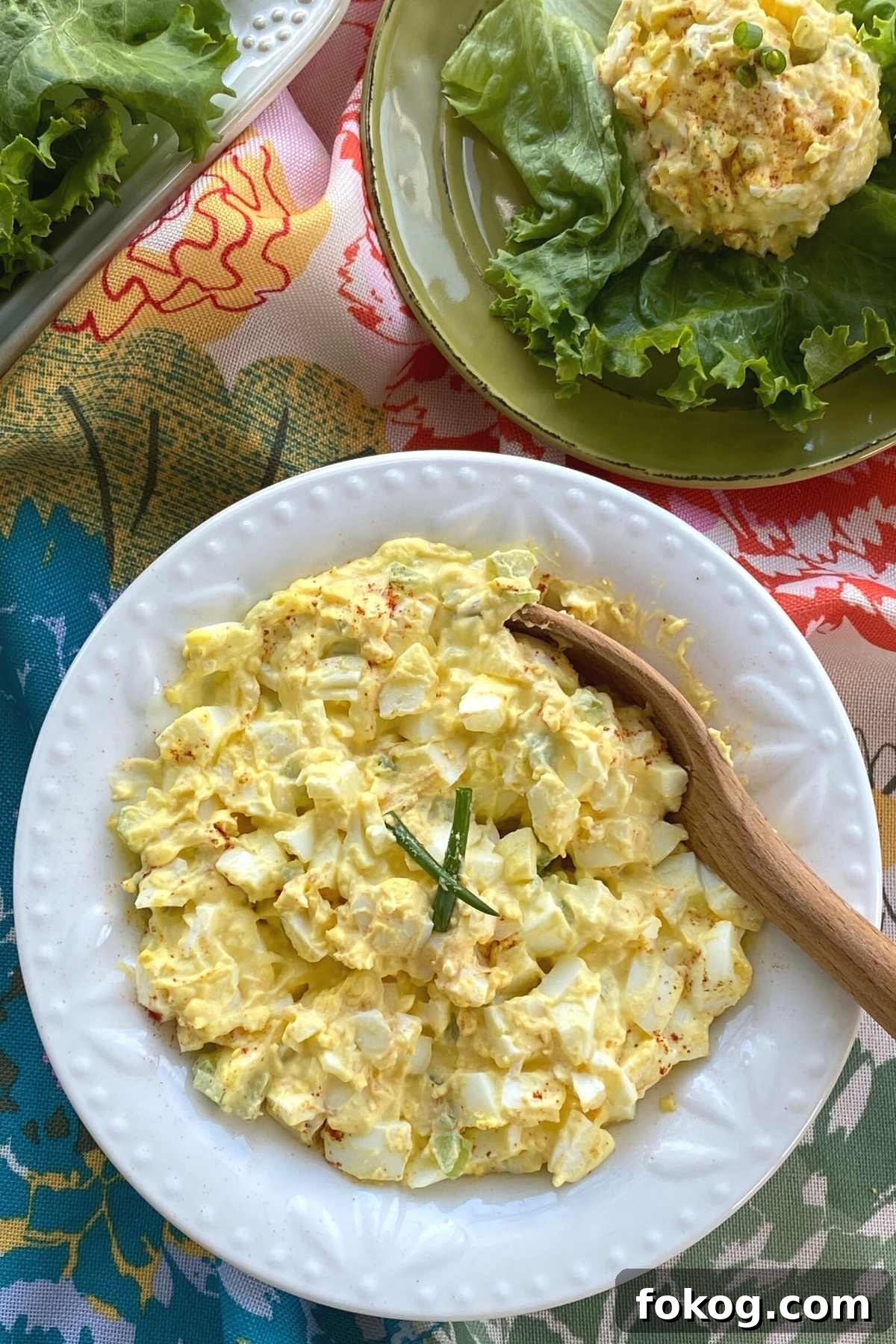 Creamy Low-Carb Keto Egg Salad Recipe for Quick Meals 2 Keto egg salad in a bowl.