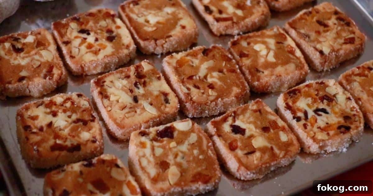 nuts and dried fruits to make icebox cookies