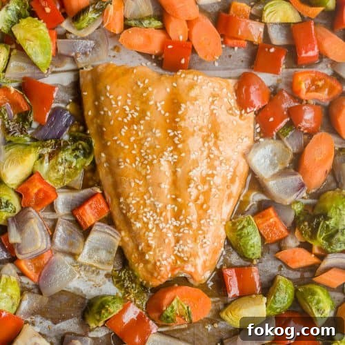 Sheet Pan Teriyaki Salmon and Vegetables
