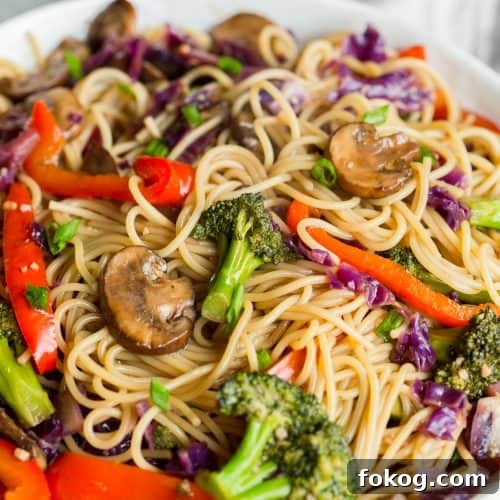 Vegetarian Teriyaki Noodles