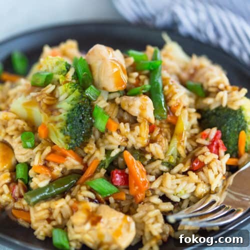 One Skillet Teriyaki Chicken and Rice