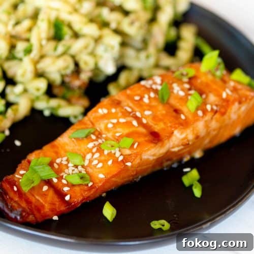 Grilled Teriyaki Salmon