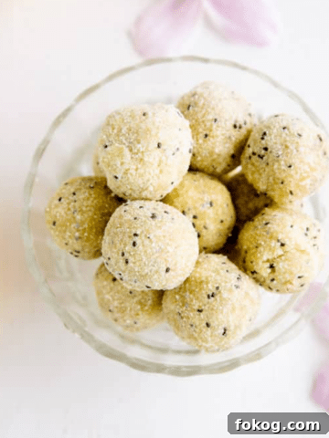 Raw Lemon Poppy Seed Energy Balls