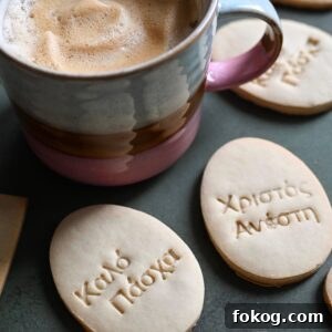 Very simple shortbread cookies that are perfect for Orthodox lent.