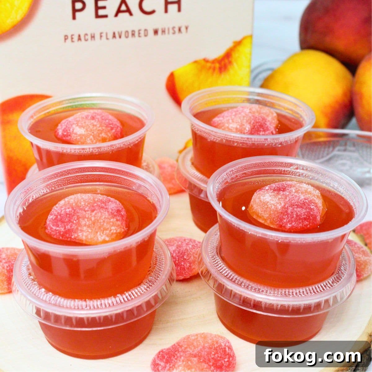 crown royal peach jello shots