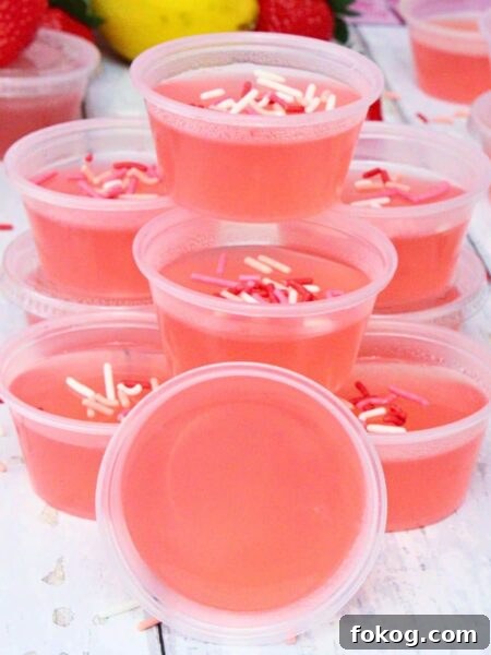 pink whitney jello shots