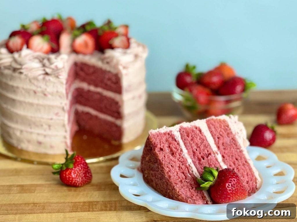 Fresh Strawberry Cake