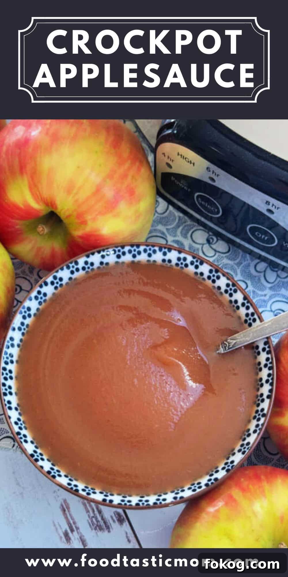 My recipe for Crockpot Applesauce is sweetened with just a bit of sugar, allowing the fall's best fresh apple flavor to shine through.