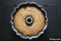 Moist Brown Sugar Buttermilk Cake with Fresh Blackberries