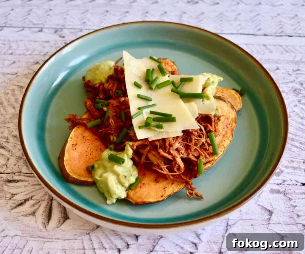 bbq pork sweet potatoes