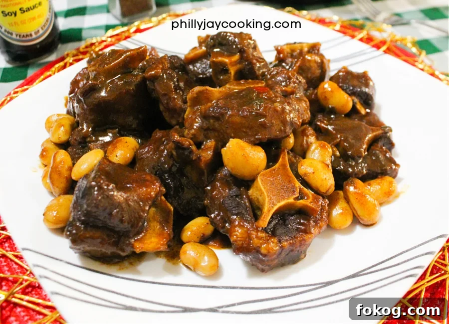 Authentic Jamaican Oxtails with Butter Beans: Flavorful Stew Recipe 2 Jamaican Oxtails Recipe