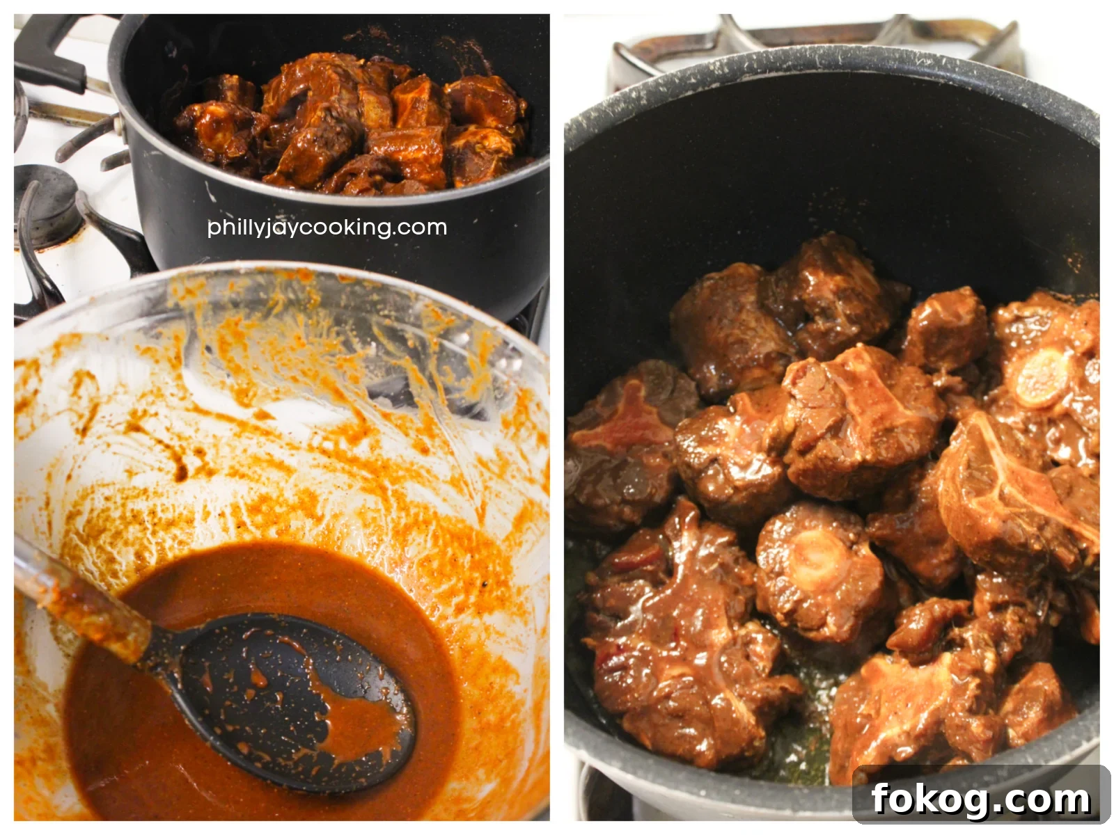 Authentic Jamaican Oxtails with Butter Beans: Flavorful Stew Recipe 6 Oxtails